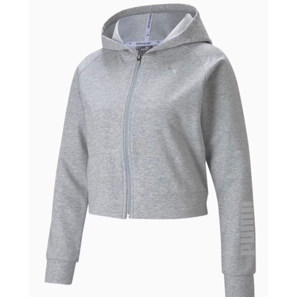Size M Puma Grey RTG Full Zip Up - Picture 1 of 8